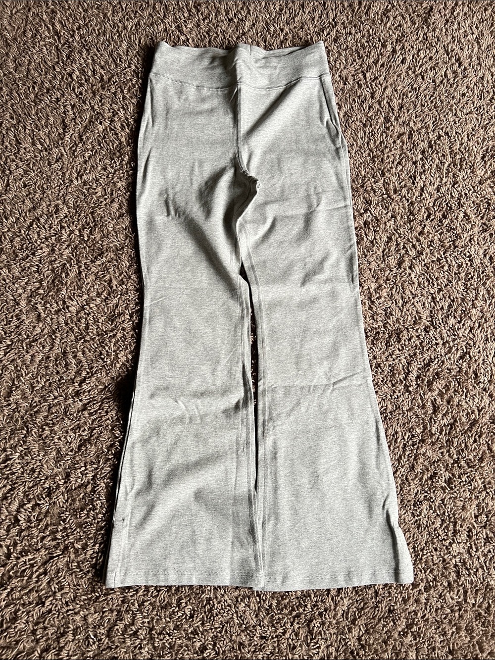 GAP Kids Heather Gray Flare Sweatpants